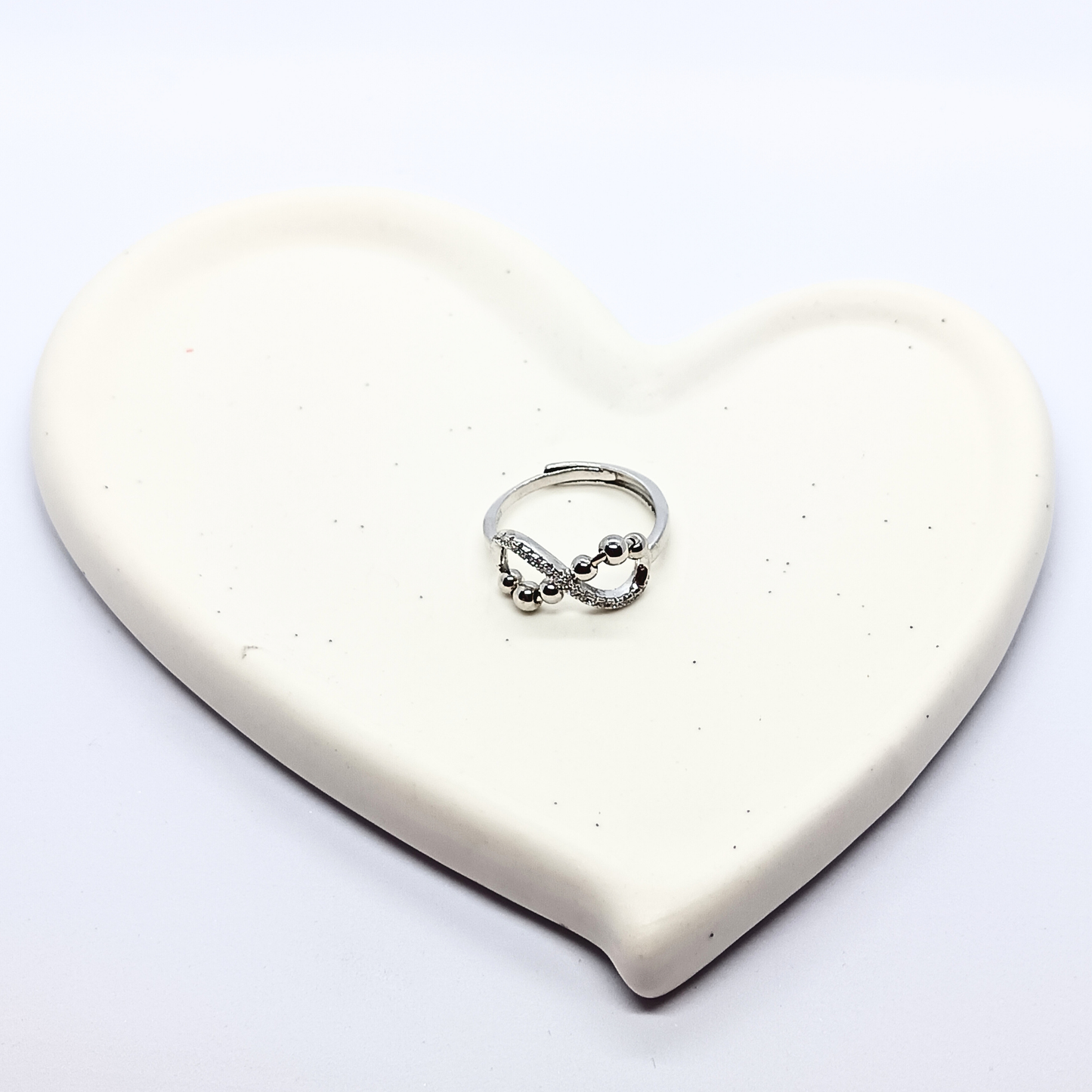 Infinity Beaded Anxiety Ring