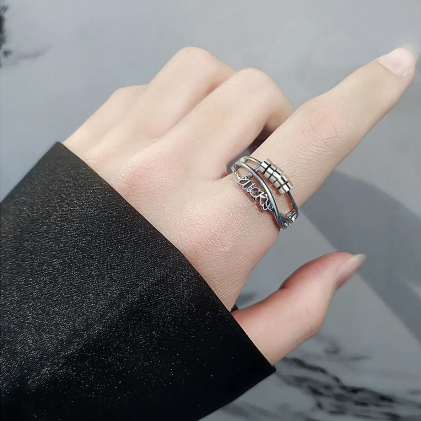 Lucky Fidget Ring (S925)