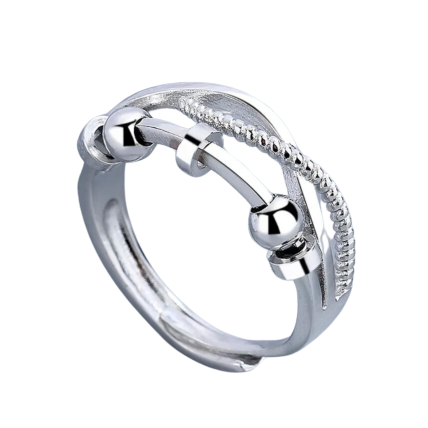 Nautical Wave Anxiety Ring