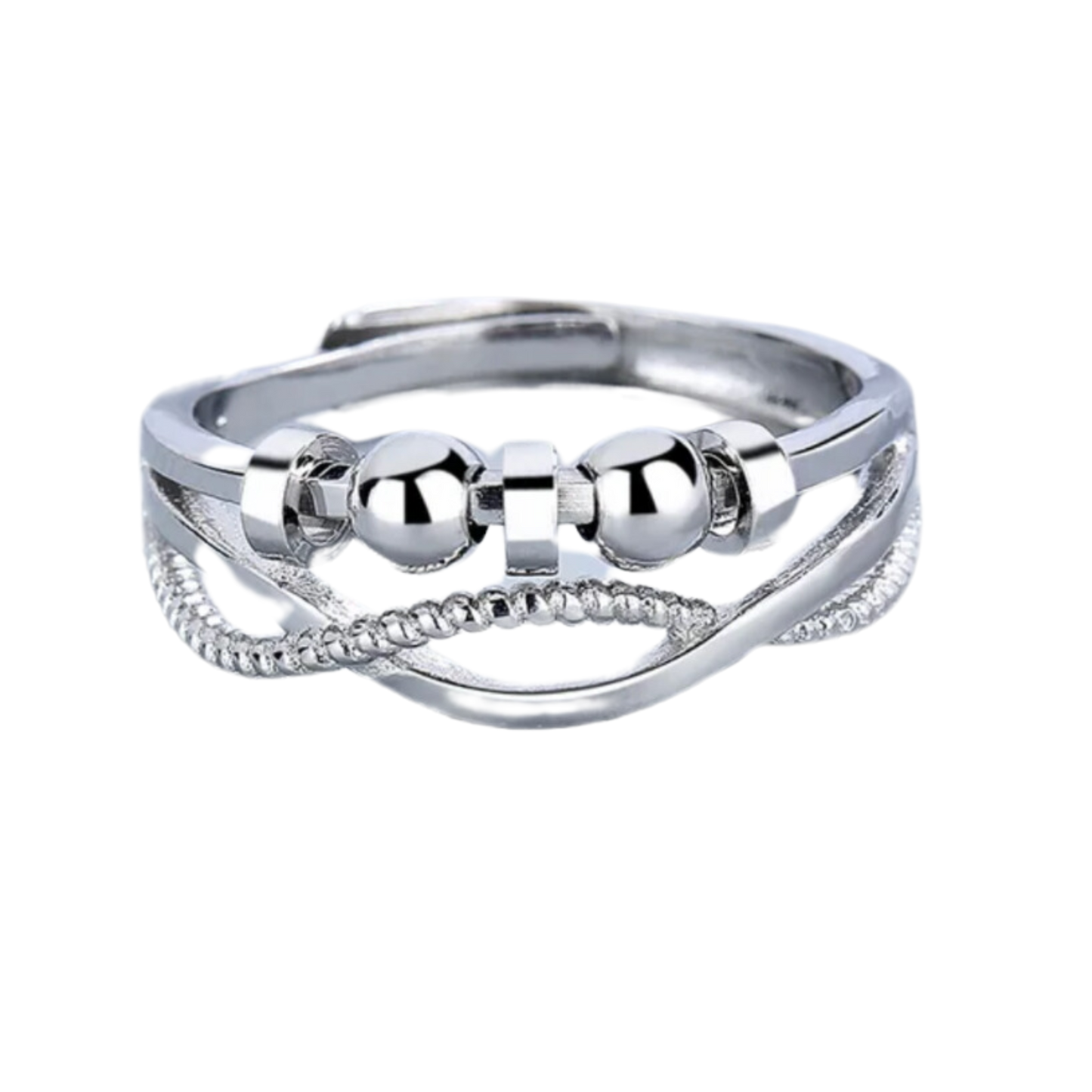 Nautical Wave Anxiety Ring