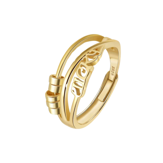 Lucky Fidget Ring (S925 14K Gold Plating)